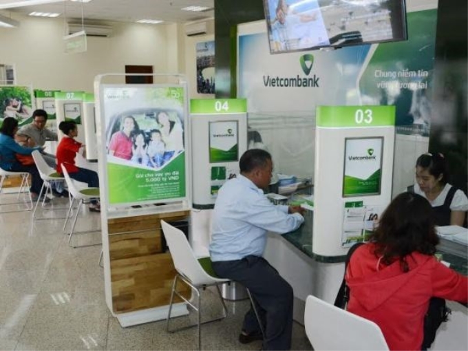 Khách hàng giao dịch tại Vietcombank. (Nguồn: Vietcombank)